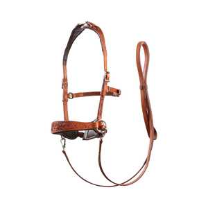 La mayoría de las ventas de equitación brida ecuestre Bitless Westenrn brida una oreja Headstall a precio al por mayor - Product Image 1