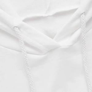 Top clasificado ODM OEM personalizar mujeres Crop Top Hoodie Casual sudaderas pulóver recortada Oversize Hoodie 100% algodón frontal - Product Image 4