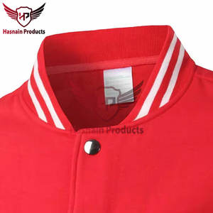 Veste universitaire épaisse sur mesure veste de baseball personnalisée avec col montant décontracté hiver Letterman Design quantité en vrac - Product Image 3