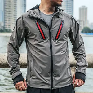 Модная уличная легкая куртка ветровка водонепроницаемая Спортивная мужская на заказ