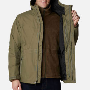 Chaquetas de Lluvia Personalizadas con Logotipo para Hombre, Ligeras, Transpirables, Impermeables, Resistentes al Viento, de Poliéster/Nailon de Alta Calidad, con Capucha y Cuello Delgado - Product Image 5