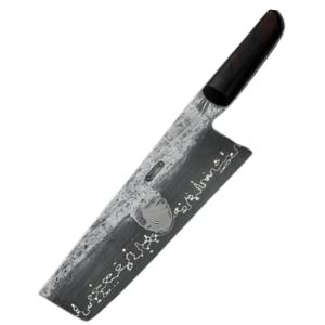 Cuchillo de Cocina Tipo Cleaver de Acero Inoxidable de 9 Pulgadas Hecho a Mano con Funda de Cuero Única, Mango Hermoso y Personalizable - Product Image 1