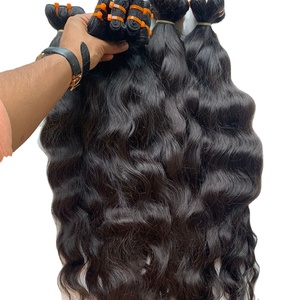 Paquets de cheveux Remy vierges brésiliens et indiens crus cuticule alignée cheveux personnalisables de haute qualité cheveux humains - Product Image 1