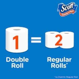 Scott Toilet Tissue Strong & Soft Washable Disposable 1000 <b>Sheets</b> Per Roll 36 Piece - Product Image 3