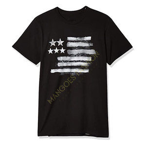 Vêtements d'été de marque Americana Collection T-shirts à col rond imprimés 100% coton pour hommes - Product Image 1