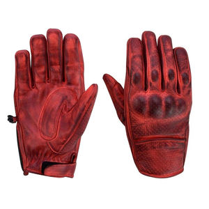 Guantes de Motocicleta de Cuero Puro, Totalmente Personalizables, de Calidad Profesional, Diseños y Logotipos Personalizados, Directo de Fábrica - Product Image 1