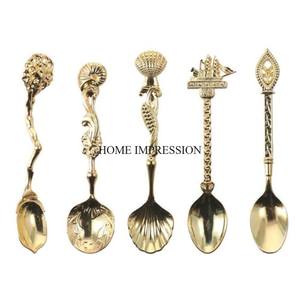 Conception personnalisée et taille disponible ensemble de 5 couverts de couleur argent de concepteur unique le plus fantaisie fournitures de fournisseur indien - Product Image 4