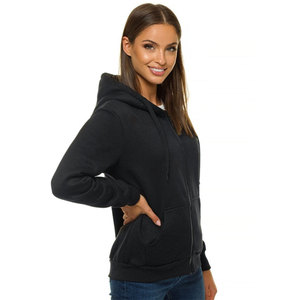 Nueva moda de alta calidad personalizada mujer invierno cremallera Sudadera con capucha estilo callejero Regular Fit mujeres sudaderas con capucha gruesa cremallera completa con capucha 2025 - Product Image 2