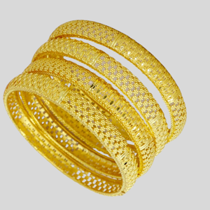 Heritage Inspired Metal <b>Bangles</b> for Boutiques and Bridal Collections Ethnic Metal <b>Bangle</b> Sets for Wholesale and Custom Jewelry - Product Image 4