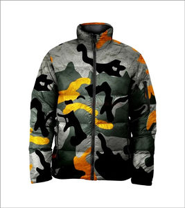 Chaqueta acolchada de burbujas para hombre con logotipo personalizado OEM, chaqueta de invierno cálida para hombre, chaqueta de plumón transpirable fabricada en Pakistán - Product Image 3