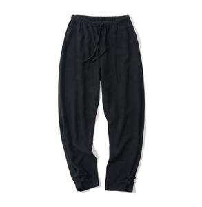 Pantalones de Golf Personalizados de Lujo con Logotipo Reflectante, Cierre de Cremallera, Cintura Elástica, Pantalones Deportivos Apilados, Pantalones Chinos Harem Estilo Hip Hop para Hombre - Product Image 5