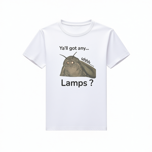 เสื้อยืดลายมอธแมน คริปทิด ตลกๆ สำหรับผู้ใหญ่ แบบยูนิเซ็กซ์ เสื้อยืดโปรโมชั่น พิมพ์ลายดิจิทัล - Product Image 3