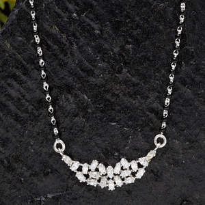 NOVAMART Fine Pure Silver Mangalsutra Cultural Collectible Jewelry Gift for <b>Wives</b> Wholesale Export - Product Image 2