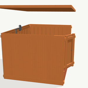 Piccola Casetta Tradizionale <span class=keywords><strong>in</strong></span> <span class=keywords><strong>Legno</strong></span> Impermeabile per Piscina con Doccia e Spogliatoio - Product Image 6