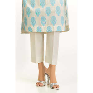 IUSTKSD-1079 Ensemble 3 pièces en fil slub imprimé laqué, style décontracté d'été - Product Image 5