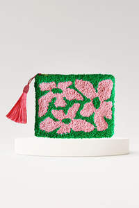 Petite pochette à monnaie faite main avec perles colorées - Product Image 4