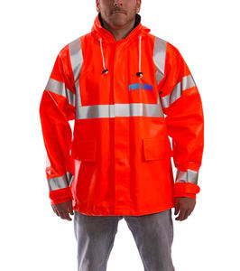 Chaqueta de Seguridad Reflectante de Alta Visibilidad ANSI Clase 2, Personalizada con Logotipo, Impermeable, 100% Poliéster, Transpirable - Product Image 1