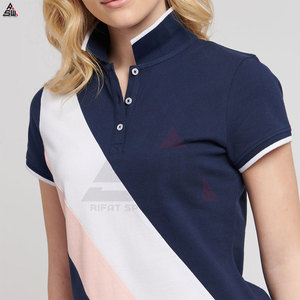เสื้อลำลองสีพื้นสำหรับผู้หญิงสำหรับใส่100% เสื้อคอตตอนพิมพ์โลโก้ได้ตามต้องการ - Product Image 5