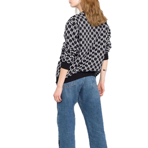 เสื้อสเวตเตอร์ระบายอากาศสำหรับผู้หญิงสำหรับฤดูหนาวเสื้อสเวตเชิ้ต100% ผ้าฝ้ายธรรมดาธรรมดาขนาดใหญ่ออกแบบได้ตามต้องการ - Product Image 4