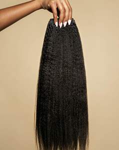 VQ Cheveux Naturels Noirs Non Traités 12A Raw Vierges Vietnamiens Kinky Straight Bundles Weave Extensions de Cheveux Humains - Product Image 3