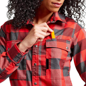 Camisas de oficina de manga larga para mujer profesionales personalizadas, blusas de uniforme de trabajo con impresión de bordado - Product Image 3