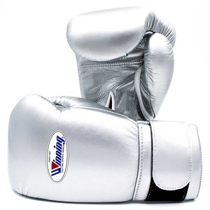 Gants de boxe professionnels pour athlètes, en cuir de vache véritable - Product Image 4