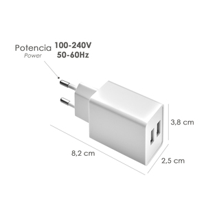 Caricatore USB a Due Porte 2.1 Ampere 5 V. - Product Image 2