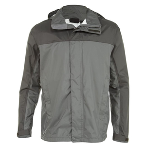 Chaqueta de lluvia de seguridad reflectante al por mayor para hombres y mujeres equipo de lluvia impermeable cuello alto cierre de cremallera forro de malla interior - Product Image 1