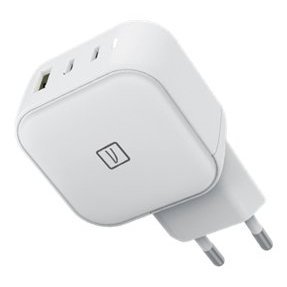 CHARGEUR GAN 65W Blanc Multifonction USB Type-A & Type-C Caricabatterie avec Power Delivery MA GAN65P EU W - Product Image 2