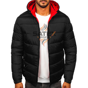 Men Winter Puffer Jacket Hooded Quilted <b>Parka</b> Water Resistant <b>Lightweight</b> Outdoor Casual Warm Padded Coat Wholesale - Product Image 6