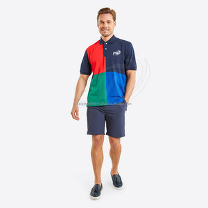 Bonne qualité 100% coton nouveauté hommes doux confortable couleur unie Polo microfibre équipage Fitness Polo pour hommes - Product Image 4