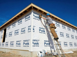OPERFECT PVEK-B1060 Bâche en HDPE Flash-Spun : Classe W1 Imperméable, <span class=keywords><strong>Membrane</strong></span> Respirante et Ignifuge Certifiée Sd 0.02m - Product Image 2