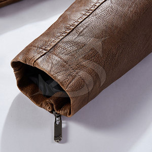 Veste en cuir pour homme respirante et chaude pour l'hiver, vêtements décontractés, veste en cuir d'hiver pour homme à prix raisonnable - Product Image 6