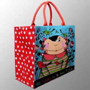 full color custom printed canvas shopping bags with cotton web handles hand bags ladies fashion lifestyle bags