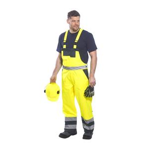 Pantalon de travail de sécurité élégant de grande taille bavoir jetable pour travailleur de la construction bavoir imperméable pour vêtements de sécurité d'atelier - Product Image 2