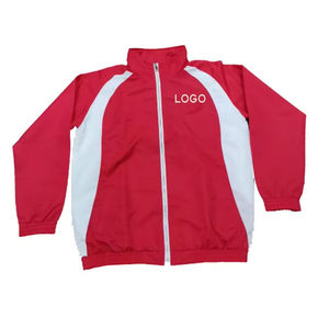 Survêtement coupe-vent personnalisé à fermeture éclair intégrale avec tissu léger conçu pour la course à pied, l'entraînement et les vêtements de sport - Product Image 5