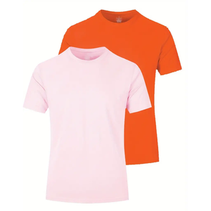 Venta al por mayor personalizada de manga corta Camiseta de las mujeres de impresión personalizada de tela suave 100% algodón camiseta mujeres moda desgaste camisetas - Product Image 1