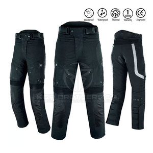 Traje de 2 piezas para motocicleta con tela de poliéster a prueba de viento y armadura de cuerpo certificada CE Traje de 2 piezas para motocicleta de turismo para hombre - Product Image 6