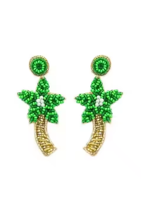 Pendientes bordados hechos a mano con cuentas de semillas de la India, joyería de moda multicolor para mujeres y niñas, artesanía clásica MD - Product Image 3