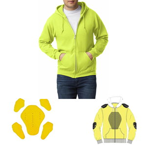 Unisex Customized Silk Screen Printed Leather Fleece Polyester Windproof Waterproof CE Certified 400g Motorbike Sportswear - Product Image 3