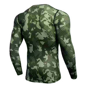 Tissu respirant, séchage rapide, ajustement confortable, protection anti-éruption cutanée parfaite, vêtements d'entraînement durables pour hommes, anti-rides, compression pour hommes - Product Image 2