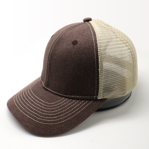 High Quality Vintage Casual 2-Tone Flat Cap 5-Panel Cotton Camouflage Baseball Structured Street Hat for Men - Product Image 2