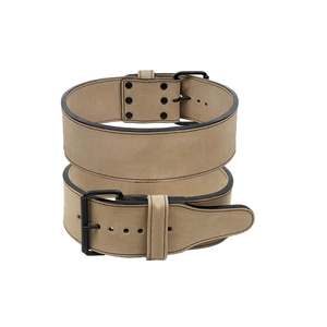 Bas quantité minimale de commande Logo personnalisé peau de vache haltérophilie ceinture Gym Fitness musculation boucle réglable respirant - Product Image 3