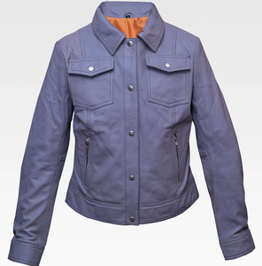 Chaquetas de cuero personalizadas de alta calidad para hombre, cuello levantado, Material de tela hecho en Pakistán, buenas chaquetas de cuero personalizadas para hombre - Product Image 3