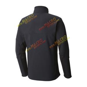 Chaquetas Soft Shell para Hombre, Ligeras, de Invierno, a Cuadros, de Spandex/Nailon, Colores Personalizados, Costuras en Contraste, Comodidad y Protección, para Escalar - Product Image 3