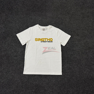 T-shirts 100% coton personnalisés sérigraphie en gros chemises en coton doux respirant pour hommes et femmes fabriqués au Pakistan - Product Image 1