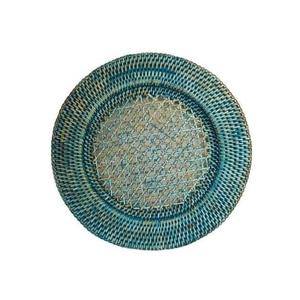 Assiette de présentation décorative en rotin Décoration de mariage Serviettes chauffantes faites à la main Assiettes de présentation Plats au prix de gros - Product Image 1