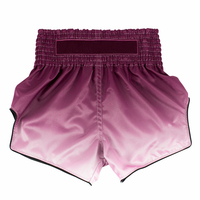 Shorts de Muay Thai et de Kick Boxing décontractés, personnalisés, imprimés, de haute qualité, respirants, en polyester lavé, à taille élastique, couleur unie