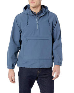 Veste coupe-vent personnalisée de style rue pour femmes anorak imperméable avec tissu tissé à col montant - Product Image 1