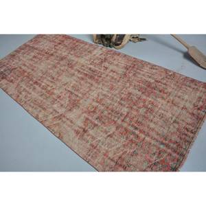 พรมแนววินเทจสไตล์ตุรกีเป็นมิตรต่อสิ่งแวดล้อม4.2 x 8.9ft ผ้าขนแกะดีไซน์เย็บปะติดปะต่อกันสีแดงขนาดกลางกองพื้นที่ขนาดใหญ่สี่เหลี่ยมผืนผ้าห้องโถงรุ่นใหม่ - Product Image 4